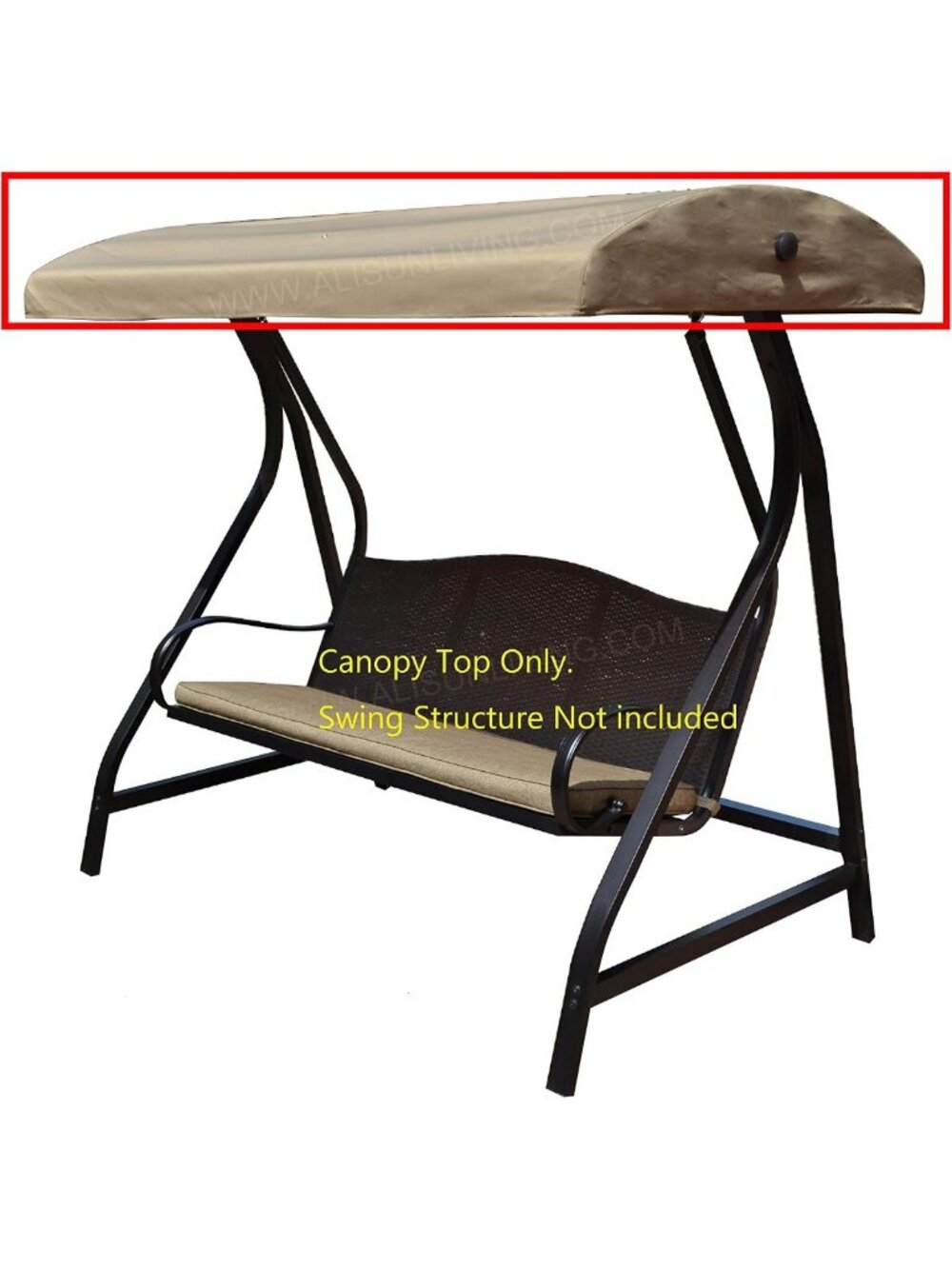 Replacement Canopy Top for Porch Swing - Fits GT Model #GCS00229C, Durable